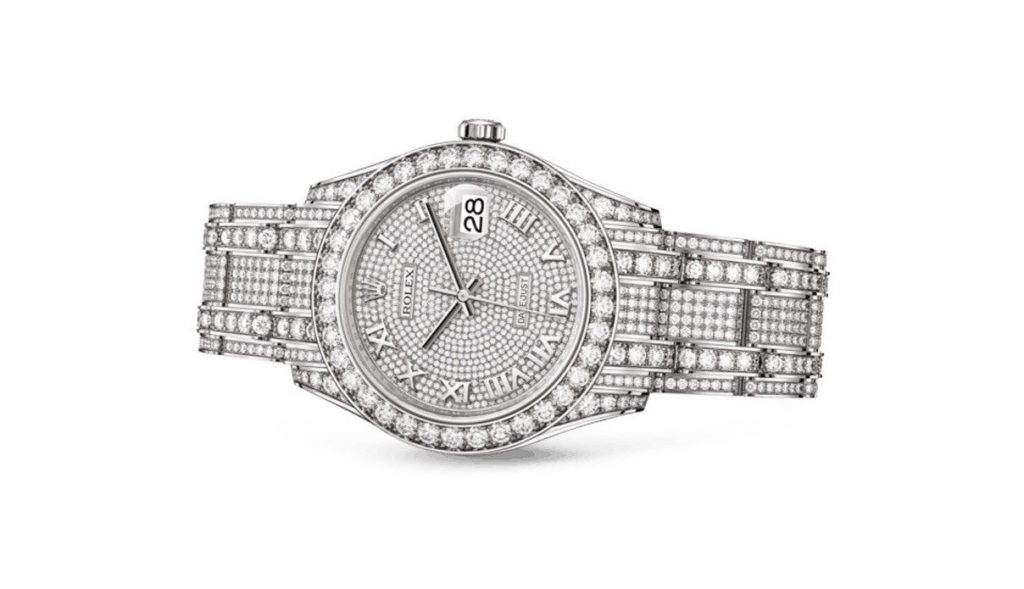 reloj Rolex con diamantes